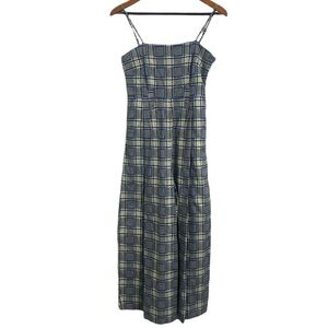 Collusion One Piece Wide Leg Jumpsuit Women’s Size 2 Petite Plaid Preppy